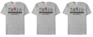 Fifth Sun Marvel Men's Comic Collection Kawaii Avengers Assemble Short Sleeve T-Shirt